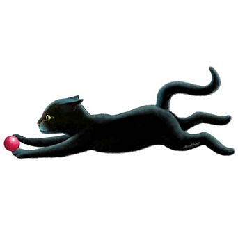 12-inch Black Cat Home Decor Outdoor Decor by L. Seeley - Pet Decor