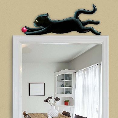 12-inch Black Cat Home Decor Outdoor Decor by L. Seeley - Pet Decor