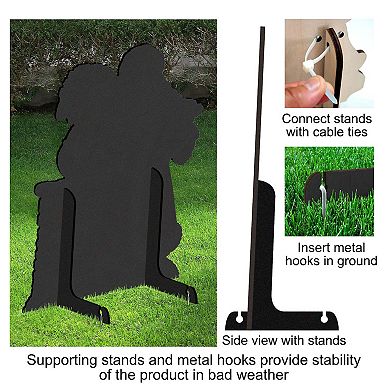 32-inch Halloween Skeleton Coffin Freestanding Decor - Halloween Garden Decor by G. Debrekht