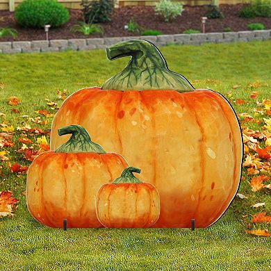 Harvest Pumpkin Halloween 36" Tall Outdoor Decor by G. DeBrekht Thanksgiving Halloween Décor