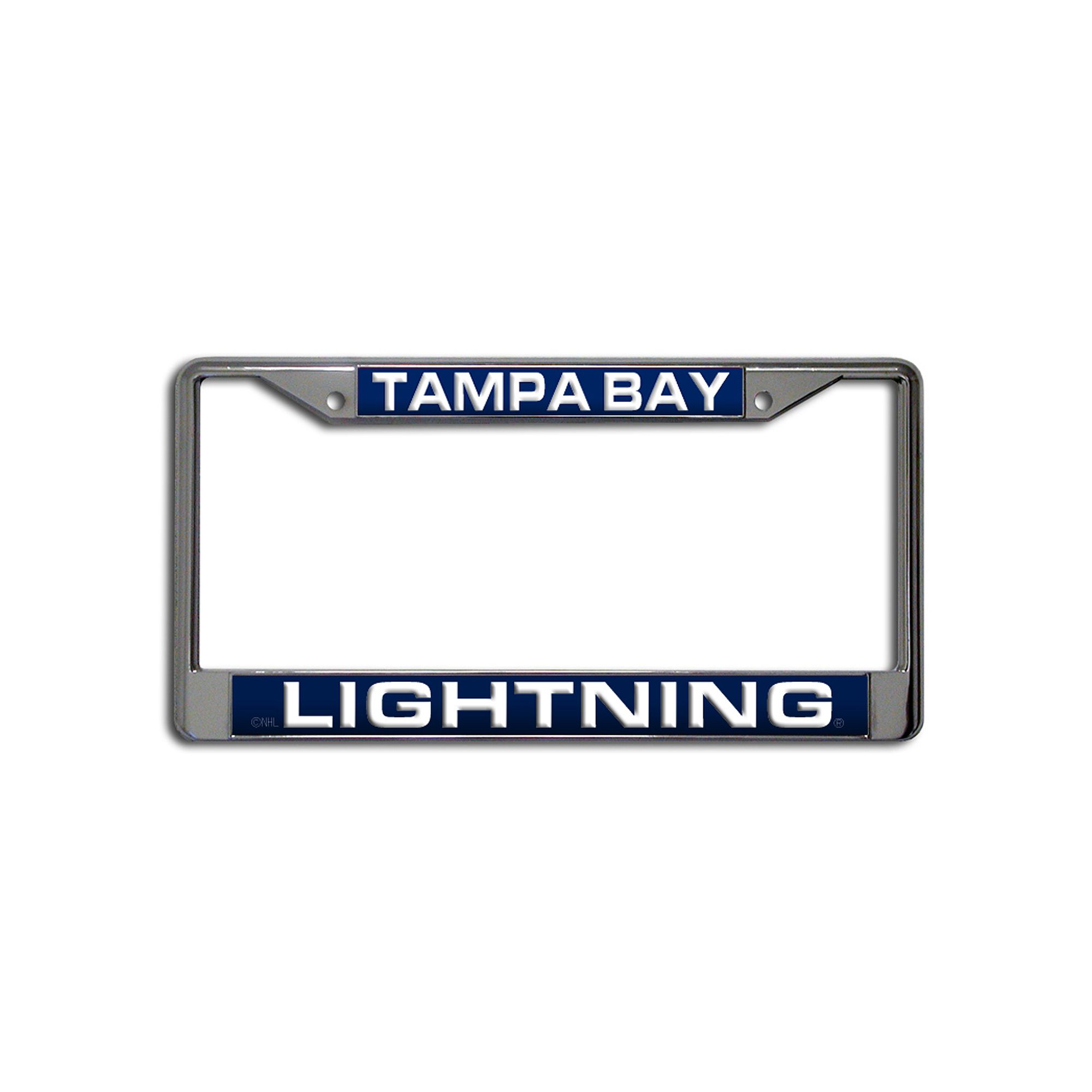 Tampa Bay Lighting License Plate Frame, Do Not Use