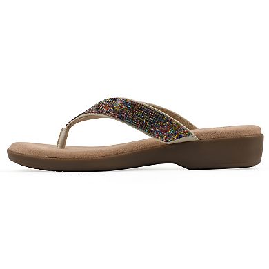 Cliffs by White Mountain Becharm Women's Thong Sandals
