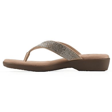 Cliffs by White Mountain Becharm Women's Thong Sandals