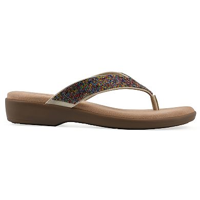 Cliffs by White Mountain Becharm Women's Thong Sandals
