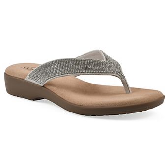 Cliffs by White Mountain Becharm Women's Thong Sandals