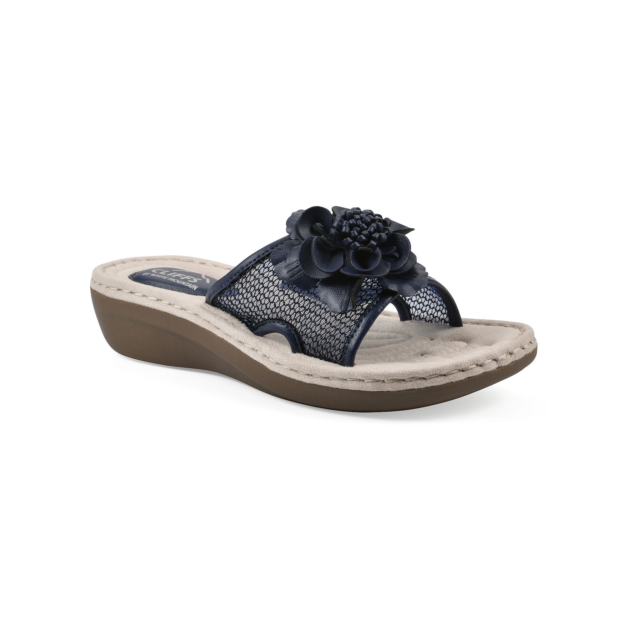 Cliffs by White Mountain Chill Womens Floral Wedge Sandals, Size: 6.5 Wide