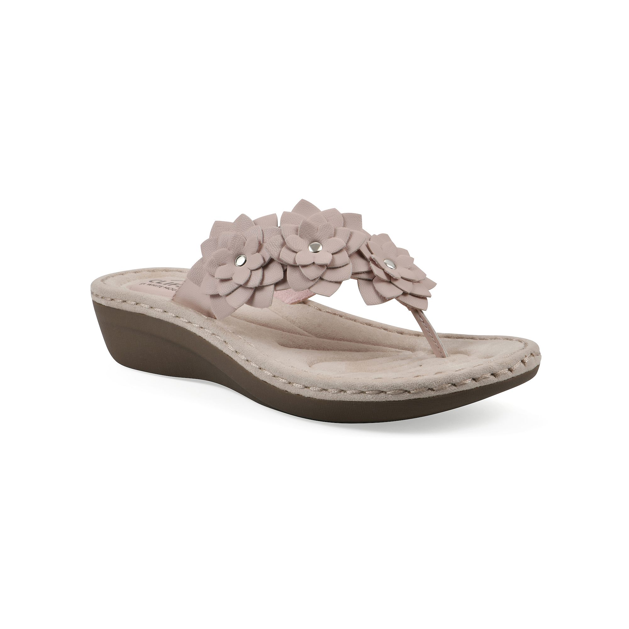 Cliffs by White Mountain Content Womens Floral Wedge Sandals, Size: 6.5 Me