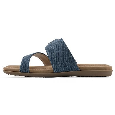 Cliffs by White Mountain Fancify Women's Slip-on Sandals