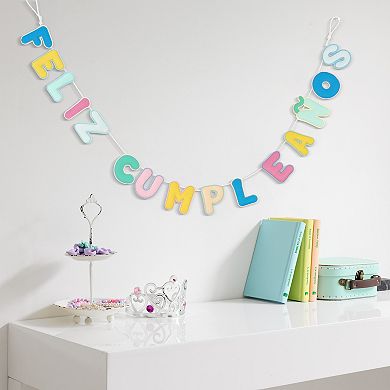 The Big One® Kids Spanish Happy Birthday Felted Garland
