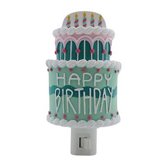 The Big One® Resin Birthday Cake Night Light