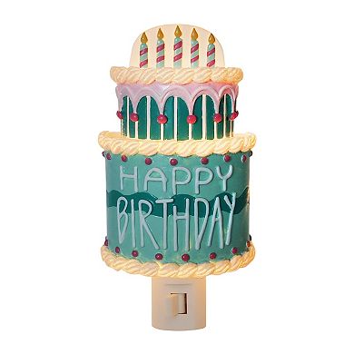 The Big One® Resin Birthday Cake Night Light