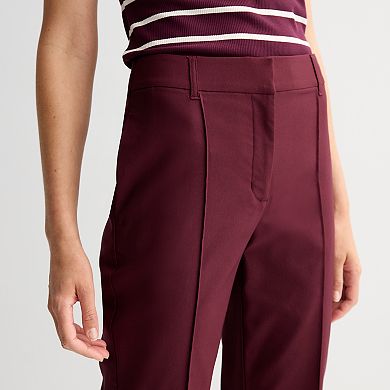 Petite Nine West Slide Slit Capri Pants
