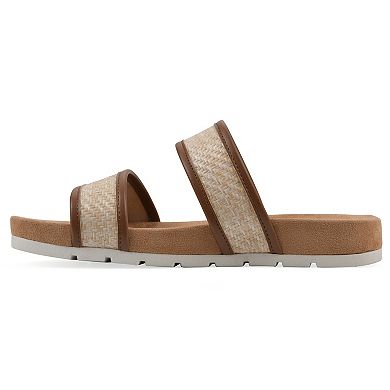 Cliffs by White Mountain Tropical Women's Slide Sandals