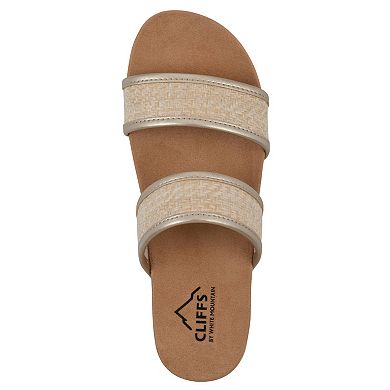Cliffs by White Mountain Tropical Women's Slide Sandals