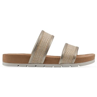 Cliffs by White Mountain Tropical Women's Slide Sandals
