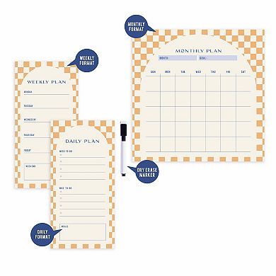 Pulsar Magnetic Calendar 3-pk. Planner Set