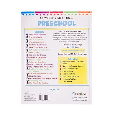 Pulsar Twin Sisters Preschool Academic Workbook