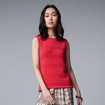 Women's Simply Vera Vera Wang Sweater Tank Top