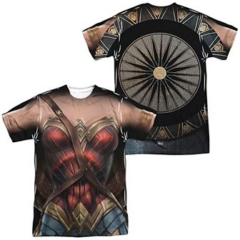 Men's Wonder Woman Costume Sublimated Graphic Tee