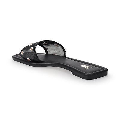 SO Staycee Mesh Women's Slide Sandals