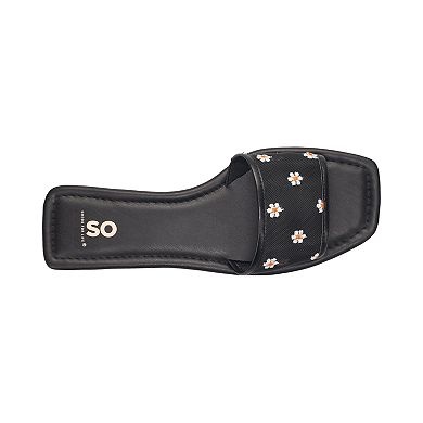 SO® Staycee Mesh Women's Slide Sandals