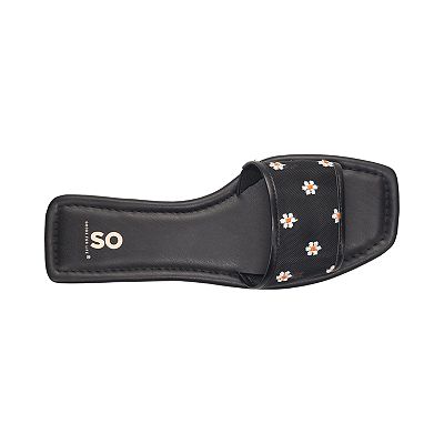 SO Staycee Mesh Women's Slide Sandals