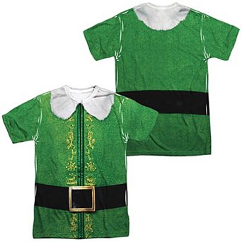 Men's Elf Buddy Costume Sublimated Graphic Tee