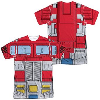 Men's Transformers Optimus Prime Sublimated Graphic Tee
