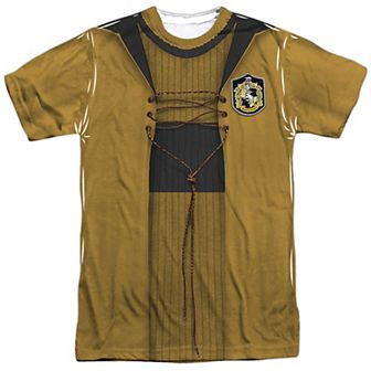 Men's Harry Potter Hufflepuff Quidditch Uniform Sublimated Graphic Tee