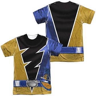 Men's Power Rangers: Dino Fury Gold Ranger Costume Sublimated Graphic Tee