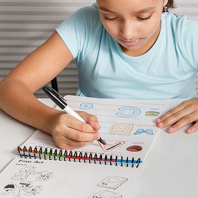 Kids Pulsar Twin Sisters Dry Erase Workbook with Plastic Hanger