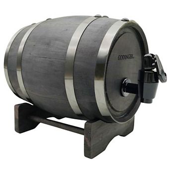Godinger Silver Whiskey Barrel Dispenser