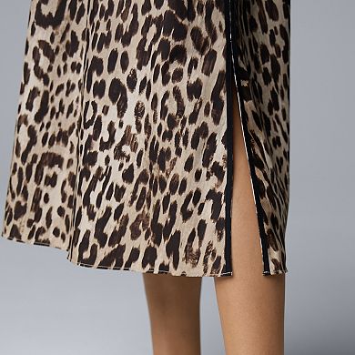 Women's Simply Vera Vera Wang Contrast Midi Dress