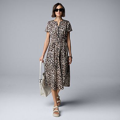 Women's Simply Vera Vera Wang Contrast Midi Dress