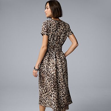 Women's Simply Vera Vera Wang Contrast Midi Dress