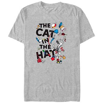 Big & Tall Dr. Seuss The Cat In The Hat Poster Graphic Tee