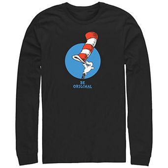 Big & Tall Dr. Seuss Be Original Long Sleeve Graphic Tee