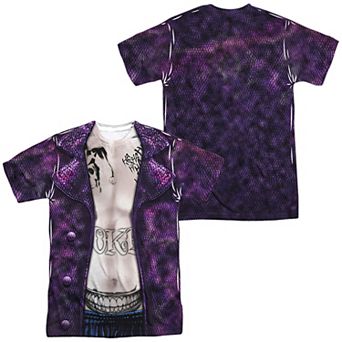 Men's Suicide Squad Joker Costume Sublimated Graphic Tee