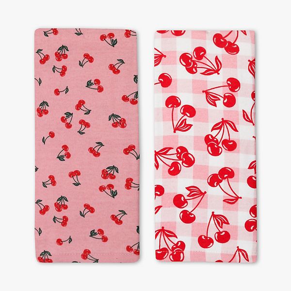 The Big One® 2-pc. Cherries Woven Kitchen Towel Set