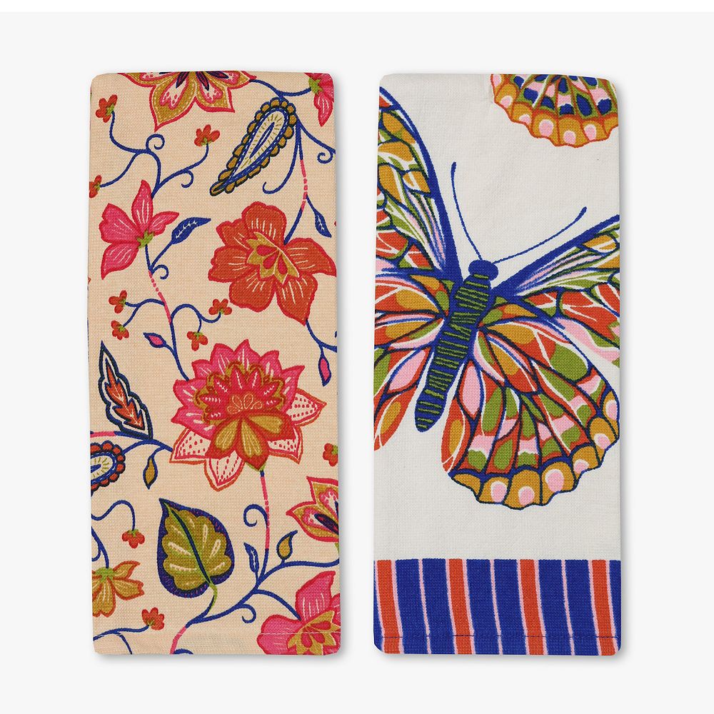 The Big One® 2-pc. Butterfly Woven Kitchen Towel Set