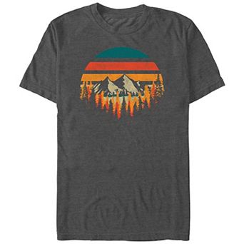 Big & Tall Forest Sunset Graphic Tee