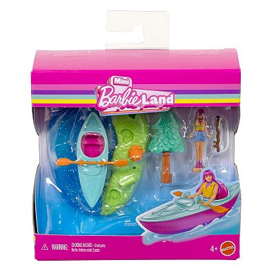 Mini Barbie® Land Collectible Playset with Interactive Play Area Toy