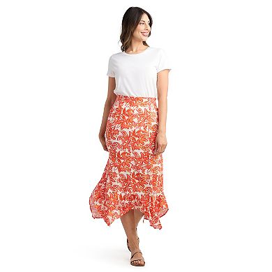 Women's AB Studio Ruffle Hem Skirt