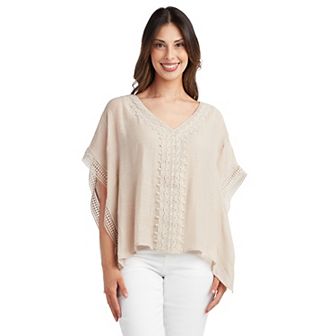 Women's AB Studio Poncho Top With Tank