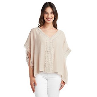 Women's AB Studio Poncho Top With Tank