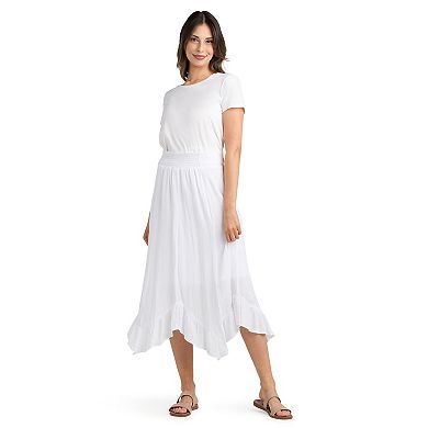 Women's AB Studio Ruffle Hem Skirt