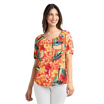 Women's AB Studio Peasant Top