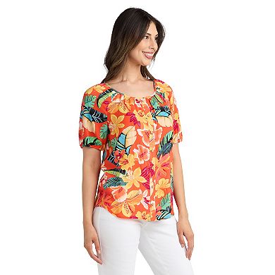 Women's AB Studio Peasant Top
