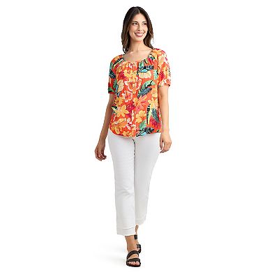 Women's AB Studio Peasant Top