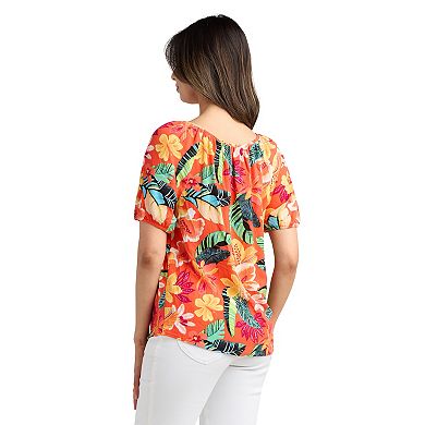 Women's AB Studio Peasant Top